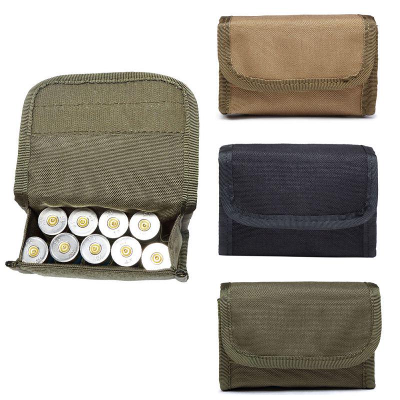 Tactical 10 Round Shotgun Shotshell Reload Holder Molle Pouch Ammo Round Cartridge Holder