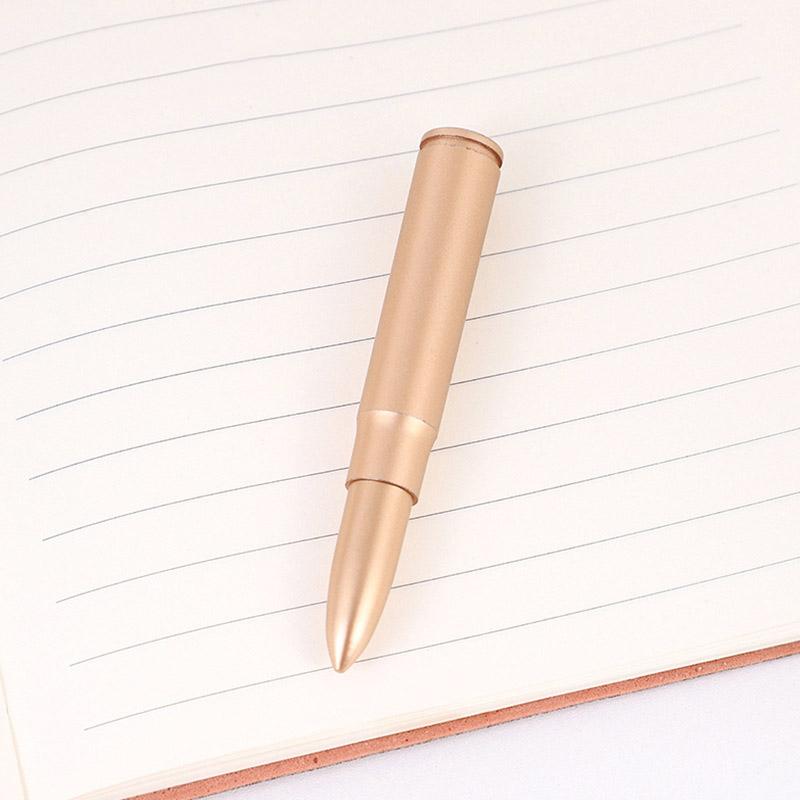 5Pcs Bullet Shape Ballpoint Pen Students School Unique Writing Ball Pens Office