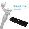 120mm Camera Mounting Quick Release Plate for  Ronin S SC Aluminum Alloy Camera Quick Release Plate