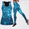 Multi Color Sequins Print Yoga Outfit for Women Fashion Workout Leggings Fitness Sports Casual Yoga Pants