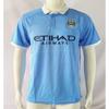 Manchester City Retro Football Jersey 2007-08 Home Kit Sun Jihai 17 Aguero 16 Adult Unisex Short Sleeve Soccer Shirt