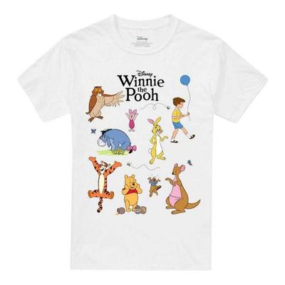 Winnie the Pooh Унисекс футболка с персонажами для взрослых