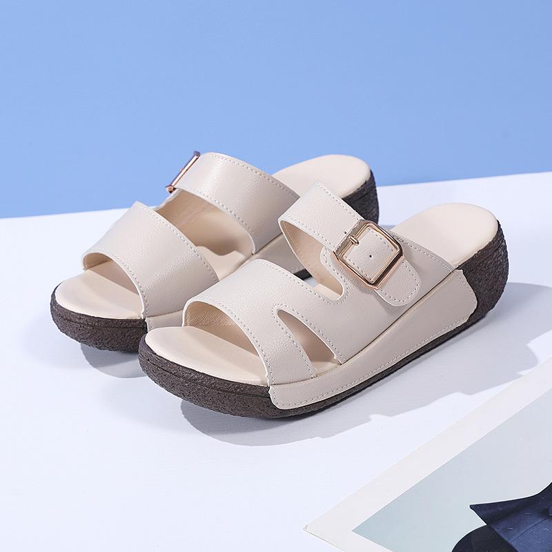 Women Sandals Soft Stitching Ladies Shoes Comfortable Wedges Slippers Fashion Open Toe Beach Sandalias Footwear 40 41 Sizes