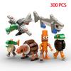 MOC Итальянцы Мозговая гниль Набор Строительных Блоков Tralalero Tralala DIY Кирпичики Игрушка TungTung Sahur Строительные Игрушки Подарок на Рождество