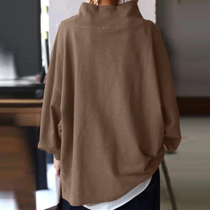 Осенний шерстяной свитер, однотонный пуловер, свободный крой, женская повседневная толстовка, пуловеры и длинные рукава для женщин