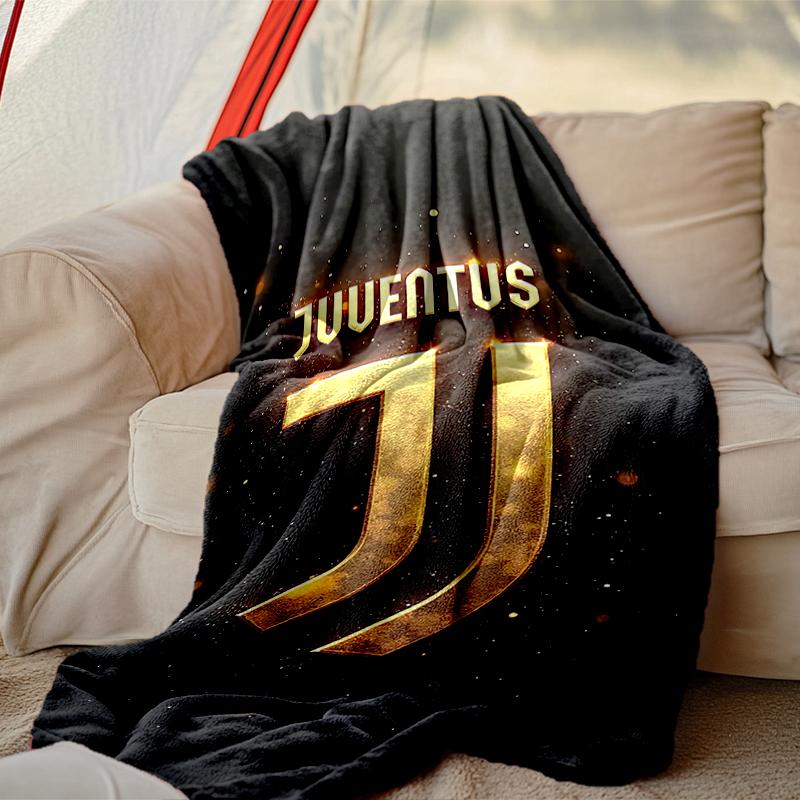 [Juventus Football Club Blanket] Soft Throw Blanket for Bed Sofa, Holiday Gift Blanket for Women Men Family Friend