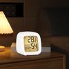 Compact Digital Alarm Clock Bedside Portable with Backlight 8.2x4.7x8cm 12/24H