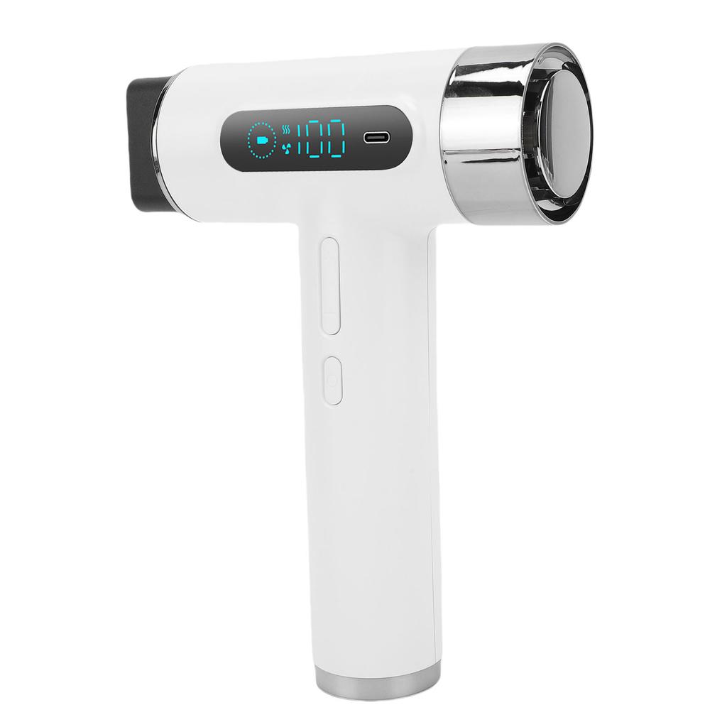 Cordless Hair Dryer 300W High Speed Cold Hot Wind USB Rechargeable Hair Blow Dryer for Student Dormitory Travel