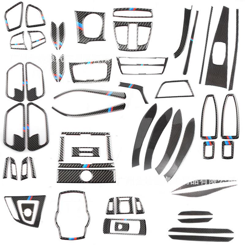Внутренний чехол Stciker из углеродного волокна для BMW 3/4 серии 3GT F30 F31 F32 F34 320i 316i GT4, Стайлинг автомобиля