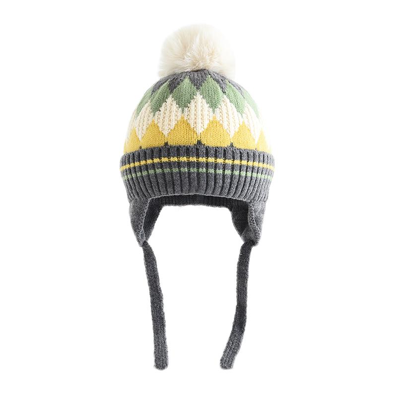 Children's Knitted Hat and Neck Cover Set
