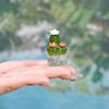 Transparent Fleshy Mini Cactus Figurines Resin Crafts Simulated Cactus  Desktop Ornament