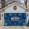 2026 New Luxury Designer Decoration Outdoor Banner Merry Christmas Garage Door Cover Home Year Decor Backdrop Wall Background Free Shipping y