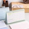 Waterproof Mini Calendar Coil Desktop Ornament Portable Desk Calendar  Office School Supplies