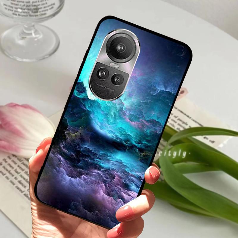 Чехол для Oppo Reno 10 5G CPH2531 Reno10 Ударопрочный Мягкий ТПУ Силиконовый Чехол для Телефона Для Oppo Reno 10 Pro 5G CPH2525 Funda Мультяшный