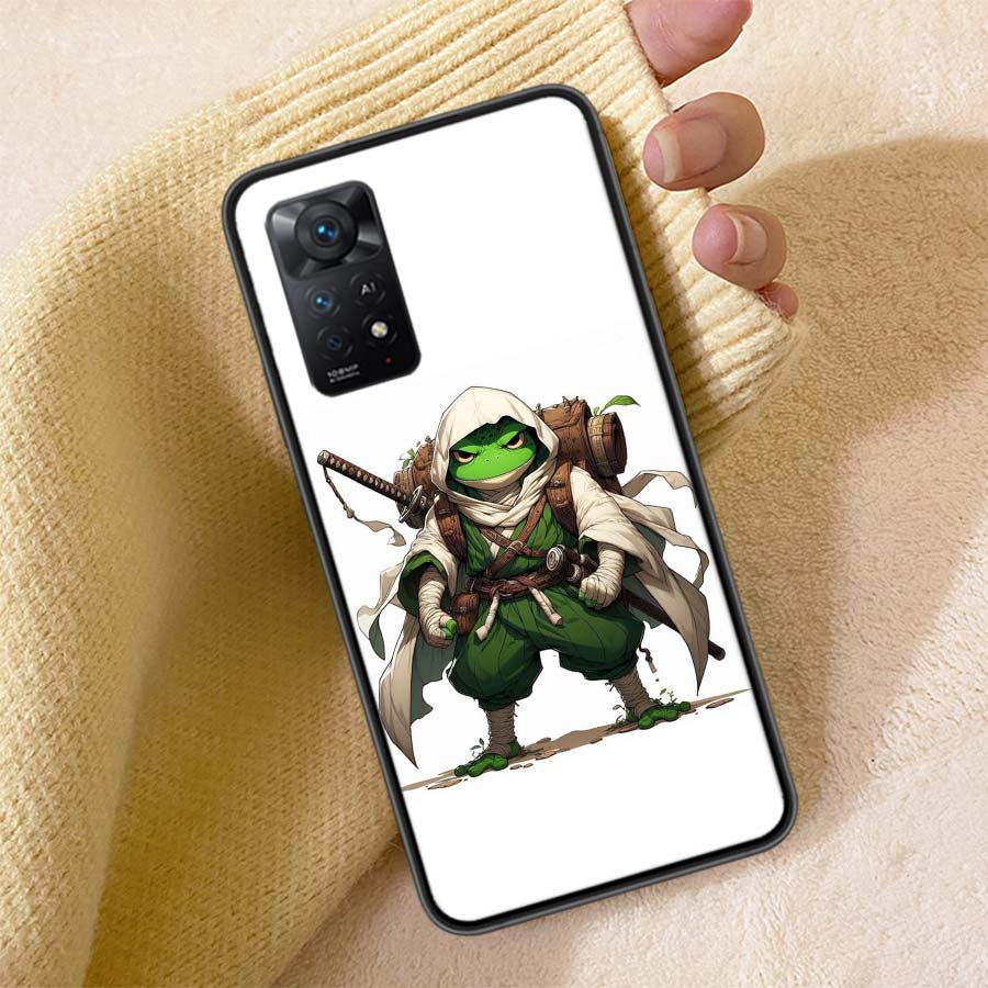 Cute Mouse Axolotl Frog Wizard Phone Case For Redmi Note 13 14 15 Pro Plus 12 13C 12C 15C 9 10 10C 9T 9C 9A TPU Soft Cover Clear
