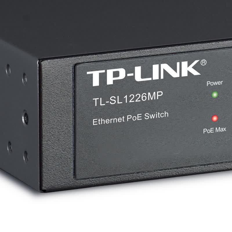TP-LINK TL-SL1226MP 24-Port 100Mbps PoE Unmanaged Switch