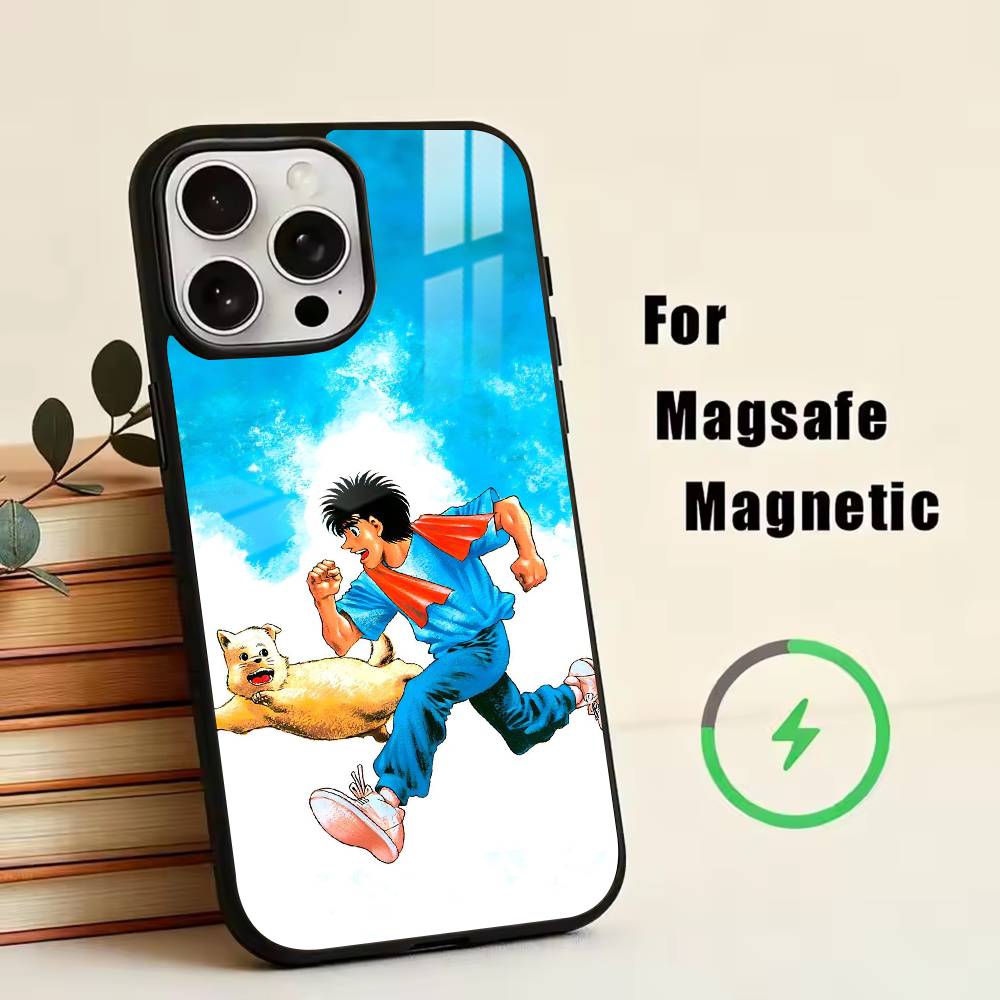 H-Hajime no-OO Ippo Phone Case For iPhone17,16,15,14,13,12,11 Plus,Pro Magnetic For Magsafe Wireless Charging