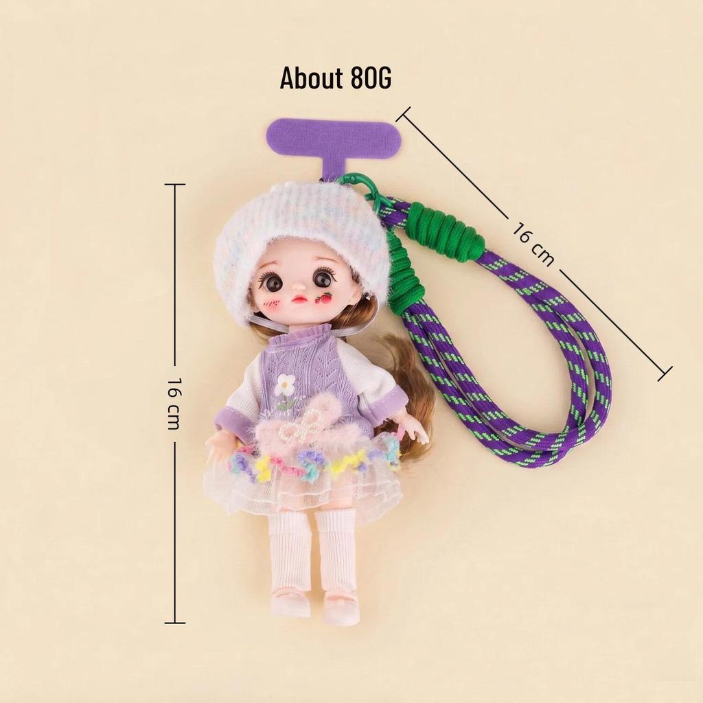 Кукла BJD в стиле колледжа, персиковая, многосуставная, подвижная, подвеска, игрушка