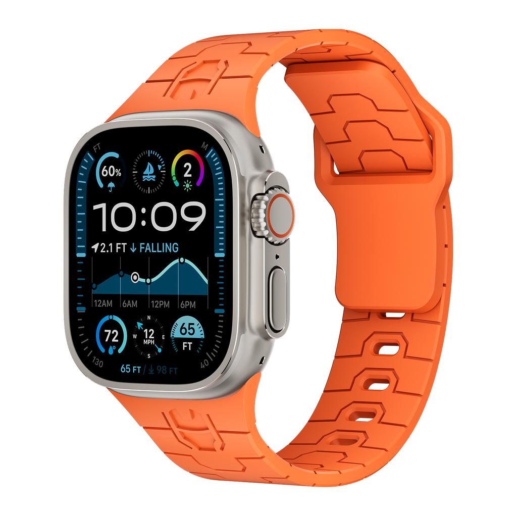 Silicone Strap for Apple watch 10 band 46mm 45mm 44mm 49mm 42mm 41mm 40mm Sport bracelet correas iWatch series 9 8 7 SE ultra 2
