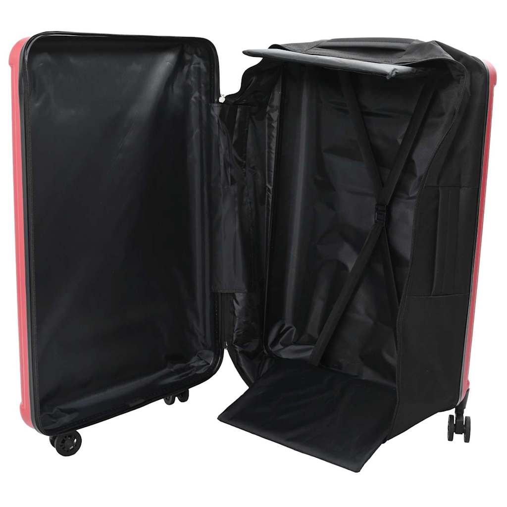 Suitcase with Lock Red 50 x 30 x 76 cm ABS Plastic