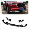 Передний сплиттер губы + Боковые накладки заднего бампера Для Mazda CX-5 CX5 2017-2018 Автомобильный нижний защитный кожух Обвес Накладки Защитник