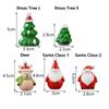 Micro Landscape Fairy Garden Christmas Accessory Santa Claus Figurines Miniature Snowman Xmas Tree