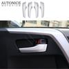 4pcs Carbon Fiber Color Inner Door Open Handle Cover for Toyota RAV4 2013 2014 2015 2016 2017 2018