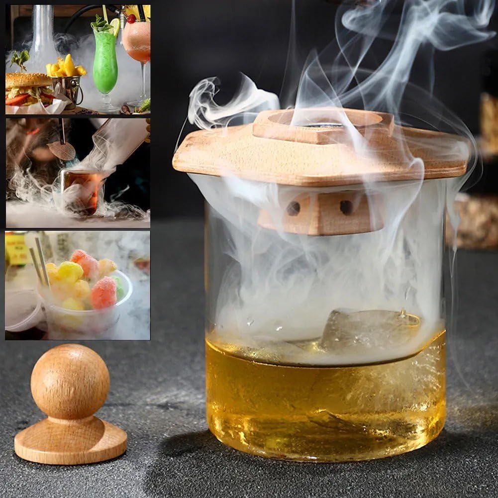 Коктейльный набор для копчения Виски Old Fashioned Коптильщик напитков с горелкой Барные аксессуары Ароматизированные напитки Любитель бурбона Древесная щепа Мужчины