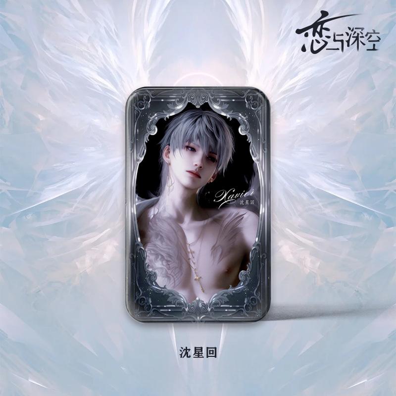 2025 1/4 шт. Любовь и Глубокий космос Стилус Рафаэль Зейн Ксавье Аниме Квадратный значок Эмблема Сплав цинка Брошь-перо Мультяшные подарки