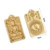 Китайский кулон в форме бога зодиака, двухсторонний брелок из сплава, аксессуары для подвески