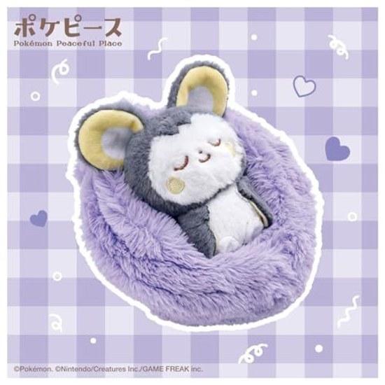 Takara Tomy Карманный Монстр Покемон Поупис Суясуя Фруктовая Плюшевая Игрушка Эмонга