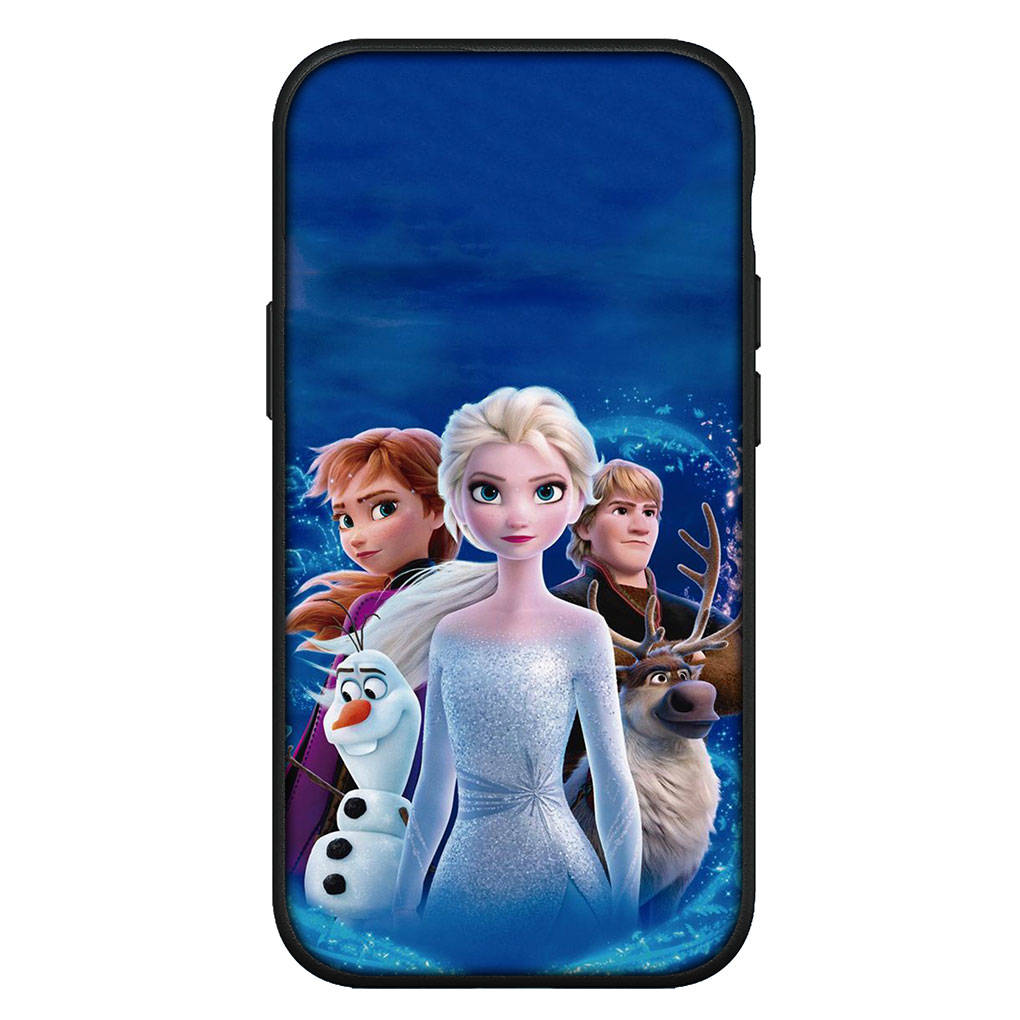 Для iPhone 16 15 X XR Samsung Galaxy S24 S23 Plus Xiaomi Redmi Note 13 12 11 Pro Max 9 10 14 OPPO Huawei чехол принцесса Эльза Анна Frozen телефон чехол