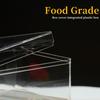 Transparency Rigid Plastic PS Material Mousse Cake Box Tiramisu Container Sushi Dessert Food Storage  Cookies Candy  Packing Box