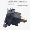 DC Eurocode 24V розетка питания универсальная судовая мотоцикл автомобильная розетка для холодильника