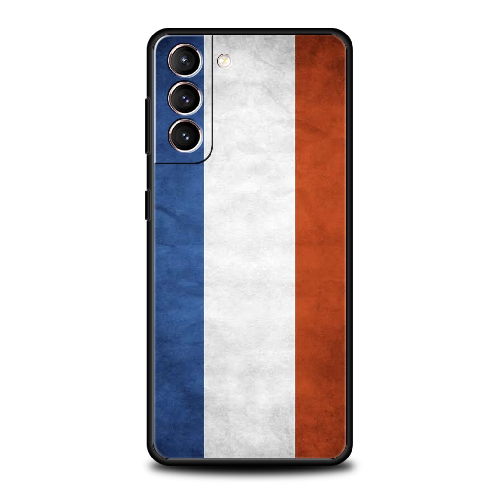 Чехол для телефона с флагом Франции, футболом и Парижем для Samsung Galaxy S24 S23 S22 5G S20 Ultra S21 FE S10 S9 Plus S10E S8 Lite 20, мягкий чехол