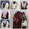 Multicolor Bowknot Ribbon Headwear Hair Accessories Sweet Hairband Lolita Lace Headband  Female