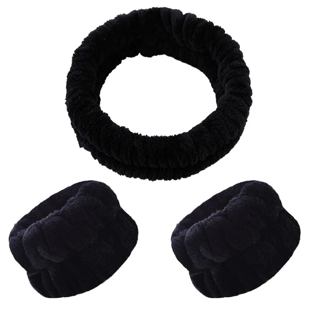 Coral Velvet Face Wash Hairband Reusable Skin Care Hairband New High-elastic Hairband  Makeup