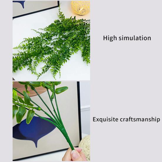 Имитация растения, многофункциональное украшение, яркие декоративные искусственные настенные подвески из ротанга, зеленые товары для дома