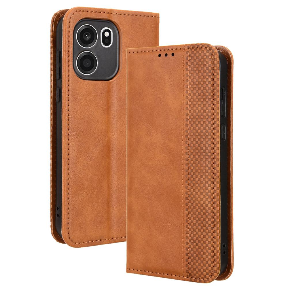 Чехол-книжка для OnePlus Turbo 6V Кожаный чехол [Flip Vintage Leather] Ударопрочный Прочный Ретро Чехол для телефона