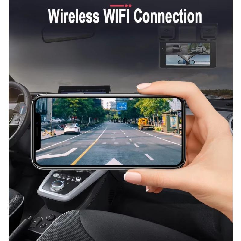 Новый 4-канальный 360° видеорегистратор FHD 4*1080P WiFi GPS Автомобильный видеорегистратор с функцией ночного видения