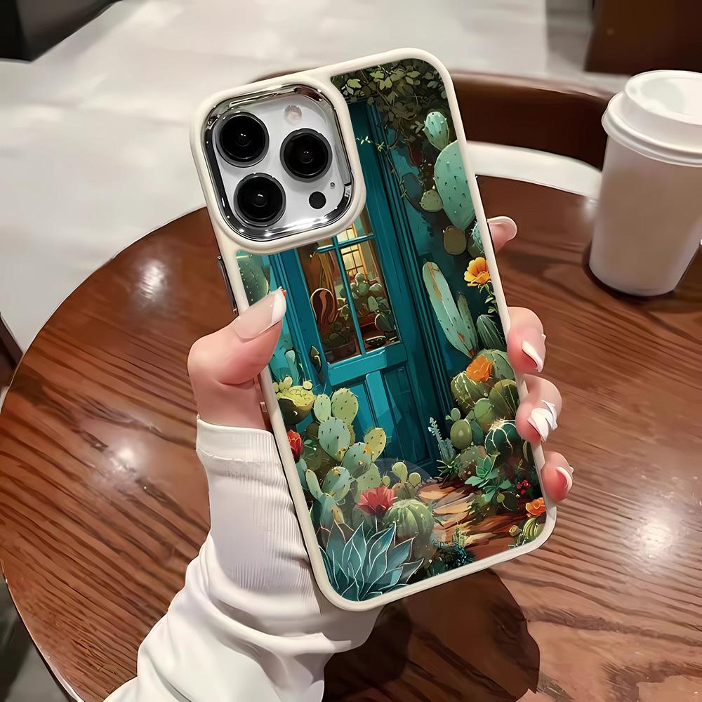 Чехол для телефона 'Растения в доме' для iPhone 16 15 14 13 12 11 Pro Max Чехол для iPhone 16 15 14 13 12 11 X XS XR 7 8 Plus Чехол
