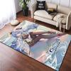 Genshin Impact HD Printed Carpet Household Rug Children's Room Living Room Chair Bedside Modern Simple Floor Mat Kawaii Rug