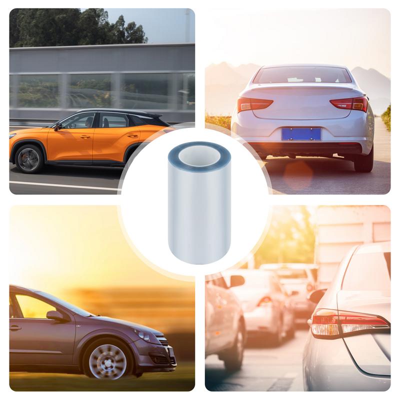 Прозрачная защитная полиуретановая пленка для автомобиля, многофункциональная режущаяся пленка для защиты от царапин, легко устанавливается на дверь багажника