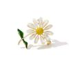Small Daisy Flower Brooch High-End Women'S Trendy Suit Brooch Accessories Cute Japanese Flower Pin