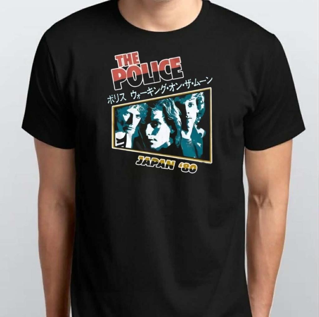 The Police Reggatta De Blanc Japan Unisex T-SHIRT S M L XL XXL 3 4 XL Black