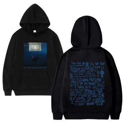 Hit Me Hard and Soft Tour Hoodie Billie Pullover Мужские толстовки Sudaderas Мужские толстовки Повседневная уличная одежда
