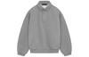 Мужская футболка-поло с длинным рукавом Fear of God Essentials 'Dark Heather Oatmeal'
