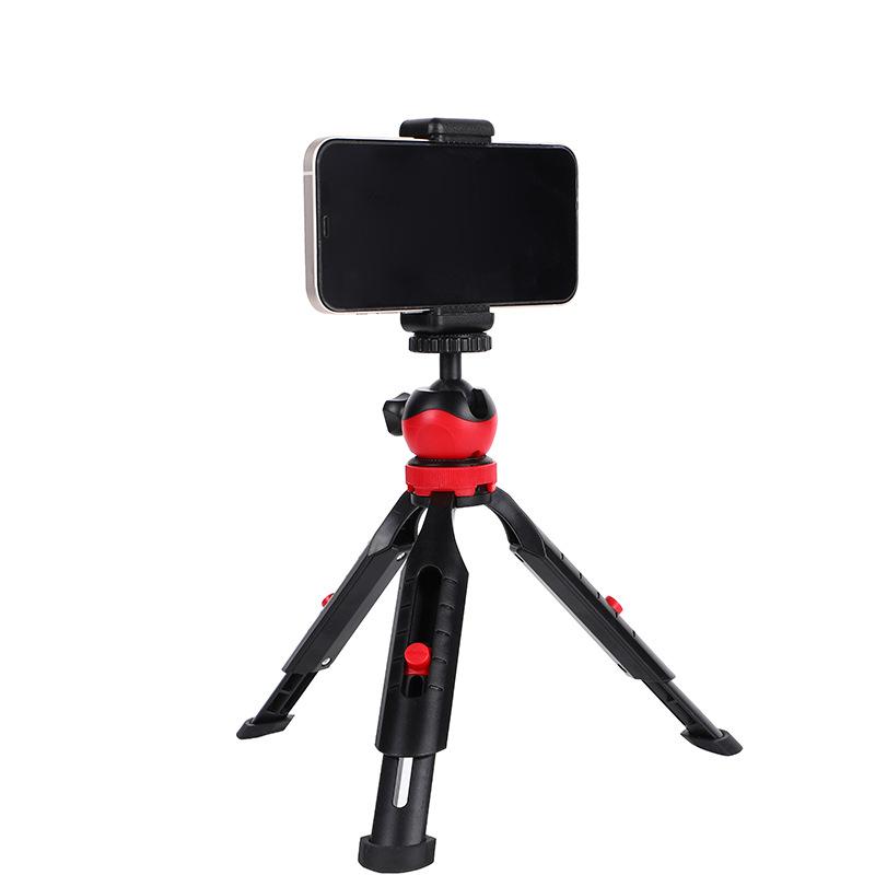 2-section Retractable Mobile Phone Tripod SLR Mobile Phone Camera Support Bracket Desktop Video Live Broadcast Bracket Tripod
