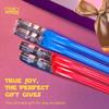 Lightsaber Led Light Up Chopsticks (2 Pair, Red & Blue)