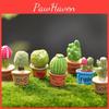 Delightful Mini Cactus Resin Ornament For Charming Fairy Garden Decor Craft
